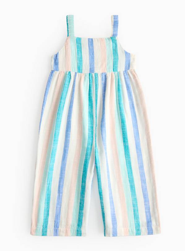 Pastel Stripe Culotte Jumpsuit 1-2 years